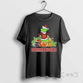 Officials 2025 Santa Grinch X Dog Ball Merry Christmas Commanders Logo Premium T Shirts Sweater Hoodie, Sweatshirt