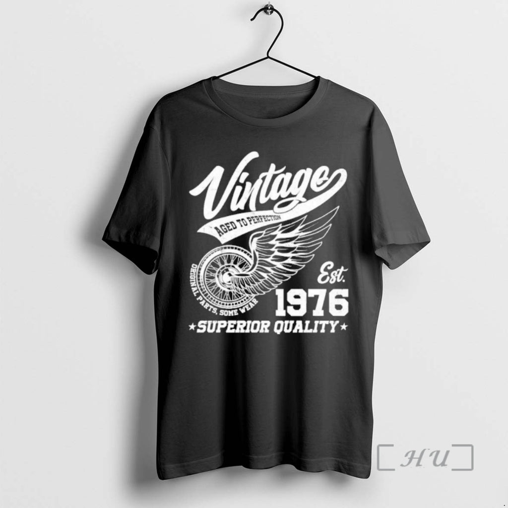 Officials 50th Birthday Vintage Age To Perfection Est 1976 Superior Quality Premium T Shirts Sweater Hoodie, Sweatshirt