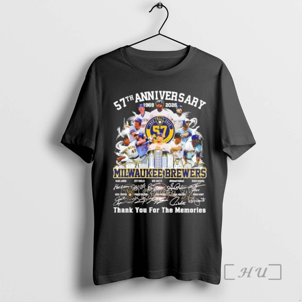 Officials 57th Anniversary Milwaukee Brewers 1969 2026 Team Players T-Shirts, Hoodie, Sweatshirt | PureTeeCo.com