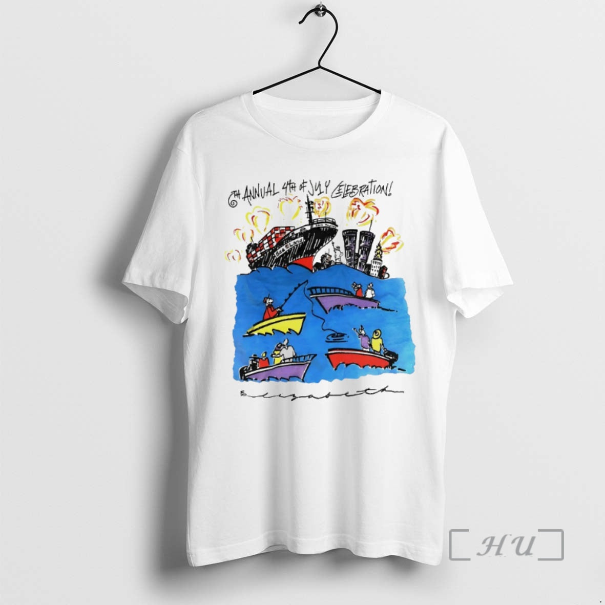 Officials 6th Annual 4th Of July Celebration Graphics T-Shirts, Hoodie, Sweatshirt | PureTeeCo.com