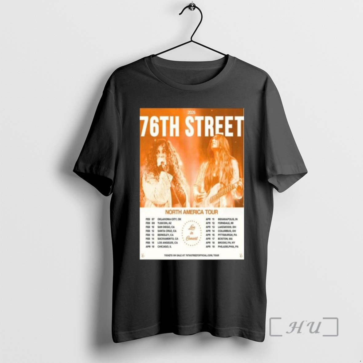 Officials 76th Street North America Tour 2026 T-Shirts, Hoodie, Sweatshirt | PureTeeCo.com