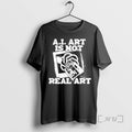 Officials Ai Art Is Not Real Art Keyboard T-Shirts, Hoodie, Sweatshirt | PureTeeCo.com