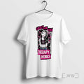 Officials Aj Lee Therapy Works Lucky For You Graphic T-Shirts, Hoodie, Sweatshirt | PureTeeCo.com