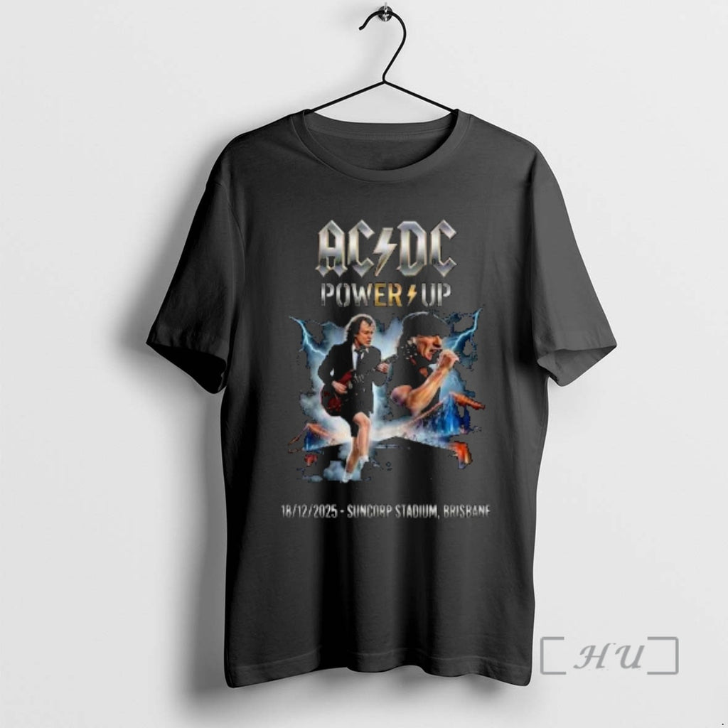 Officials Acdc Pwr Up Tour Brisbane Australia Merch At Suncorp Stadium December 18 2025 Circle T-Shirts, Hoodie, Sweatshirt
