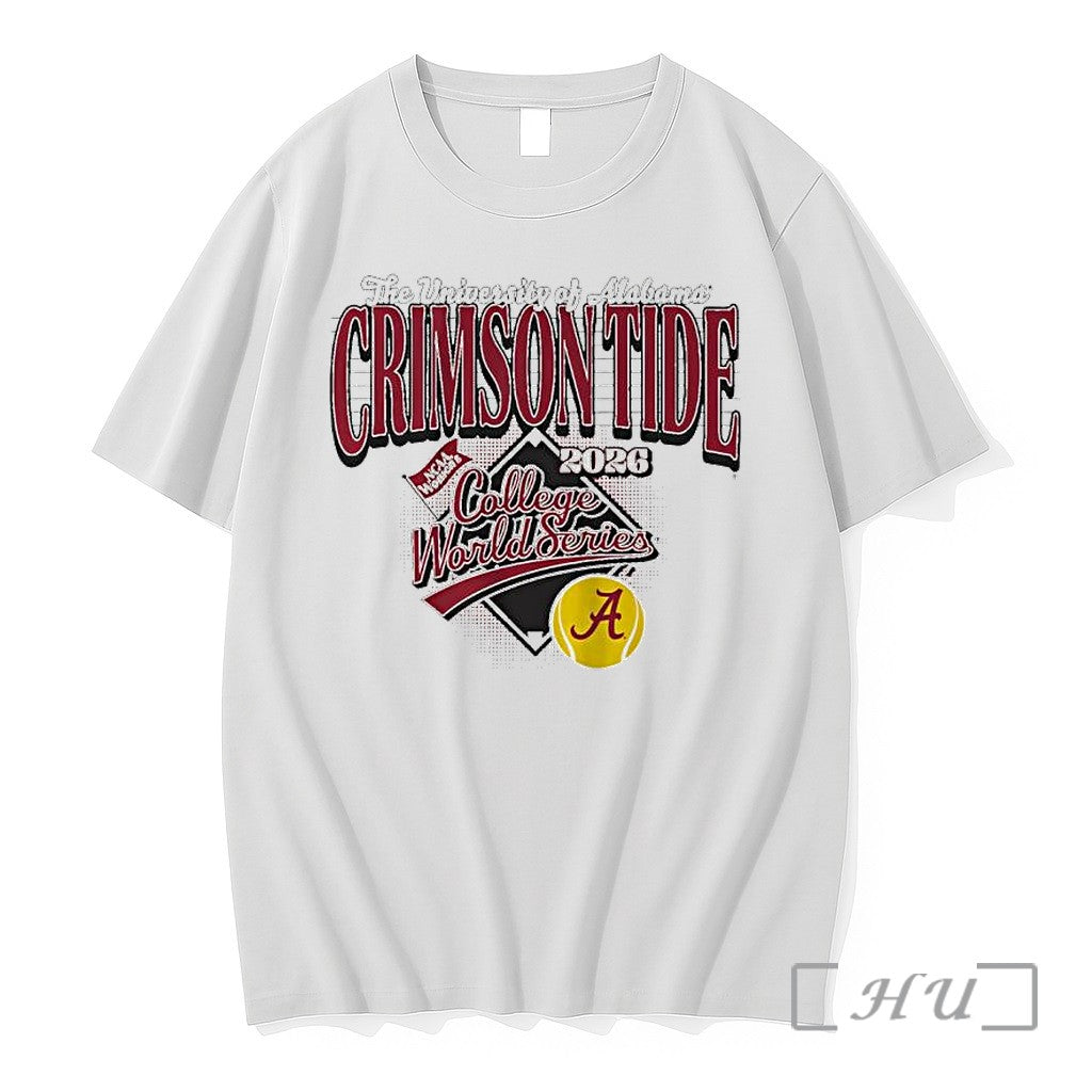 Officials Alabama Crimson Tide Ncaa Womens College World Series 2026 Softball Premium T Shirts Sweater