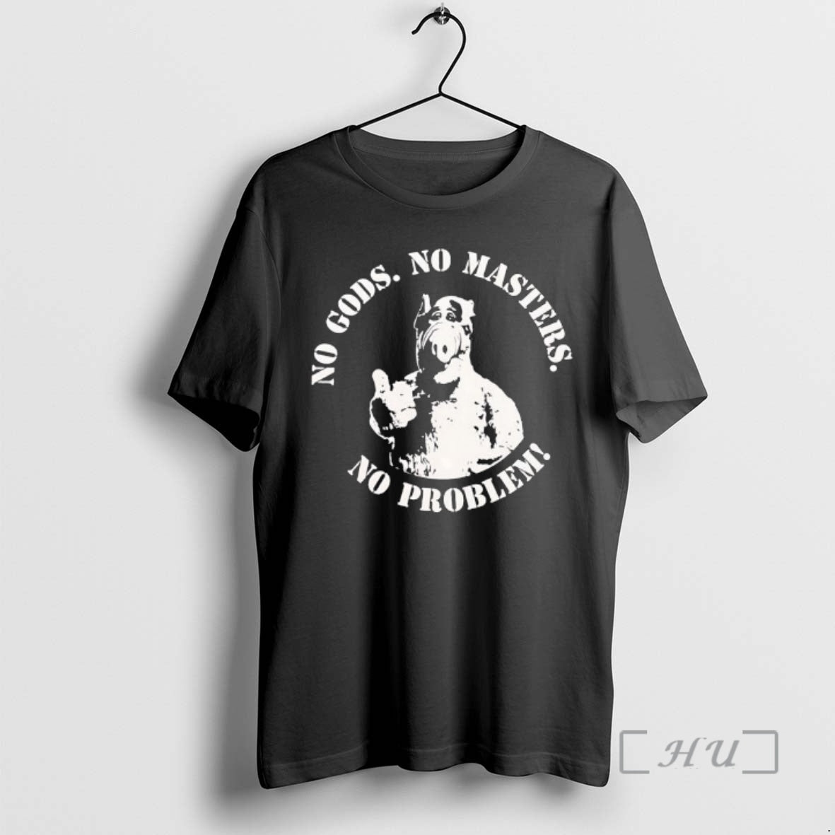 Officials Alf Thumb Up Acrylic Pig No Gods No Masters No Problem Premium T Shirts Hoodie, Sweatshirt | PureTeeCo.com