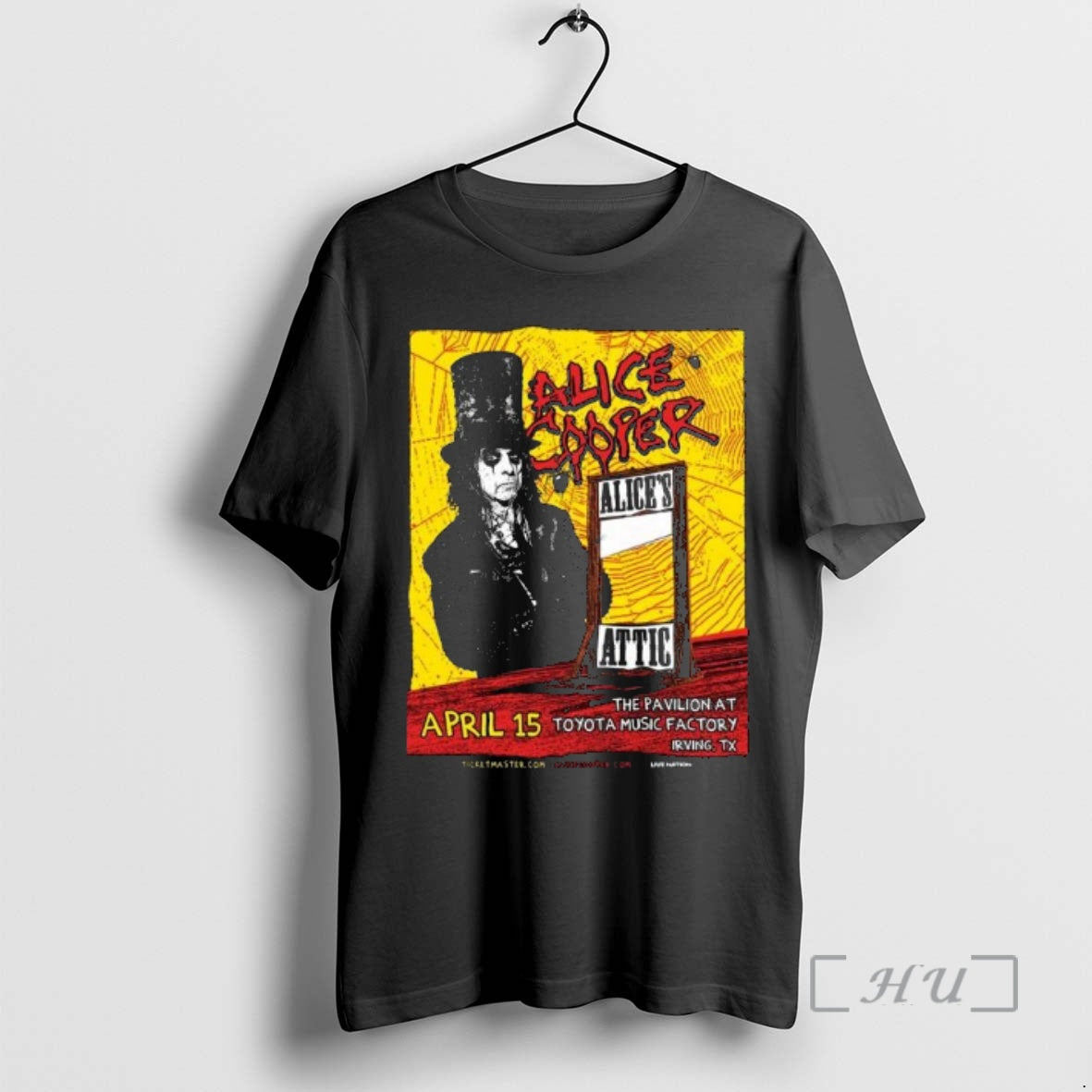 Officials Alice Cooper Irving Tx April 15 2026 Tour T-Shirts, Hoodie, Sweatshirt | PureTeeCo.com