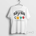 Officials Alien Castle Engine Harp San Antonio Spurs Basketball Nba Est 1973 Premium T Shirts