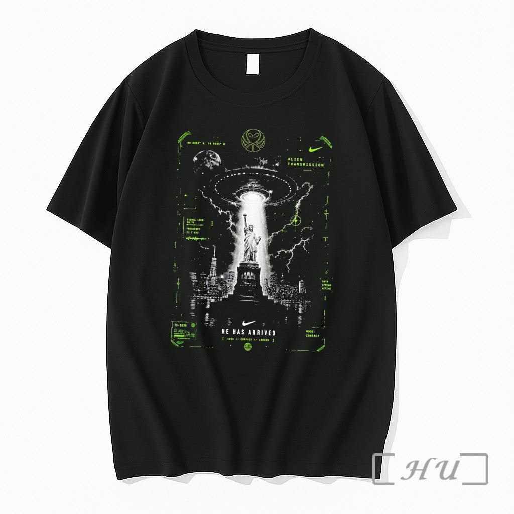 Officials Alien Transmission He Has Arrived Tee