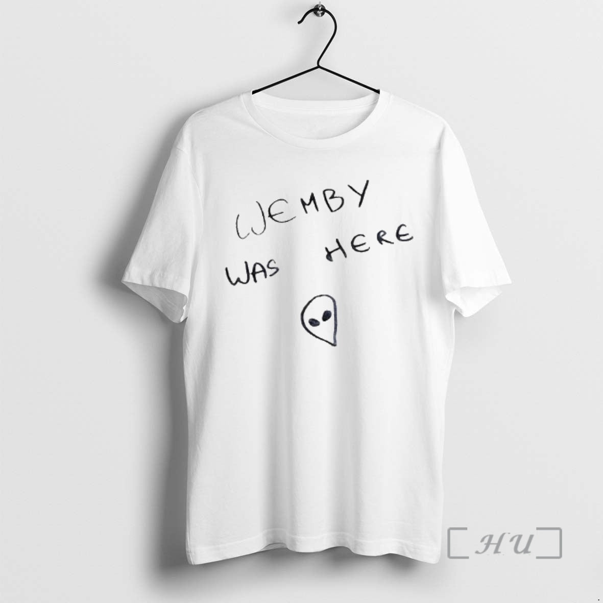 Officials Alien Wemby Was Here Victor Wembanyama San Antonio Spurs Basketball Meme Premium T Shirts