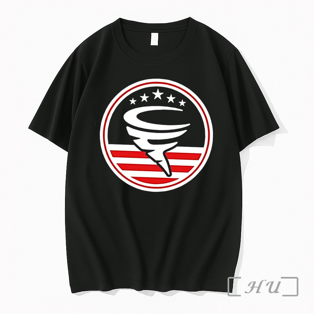 Officials American Flag Cyclone Stars Stripes Black
