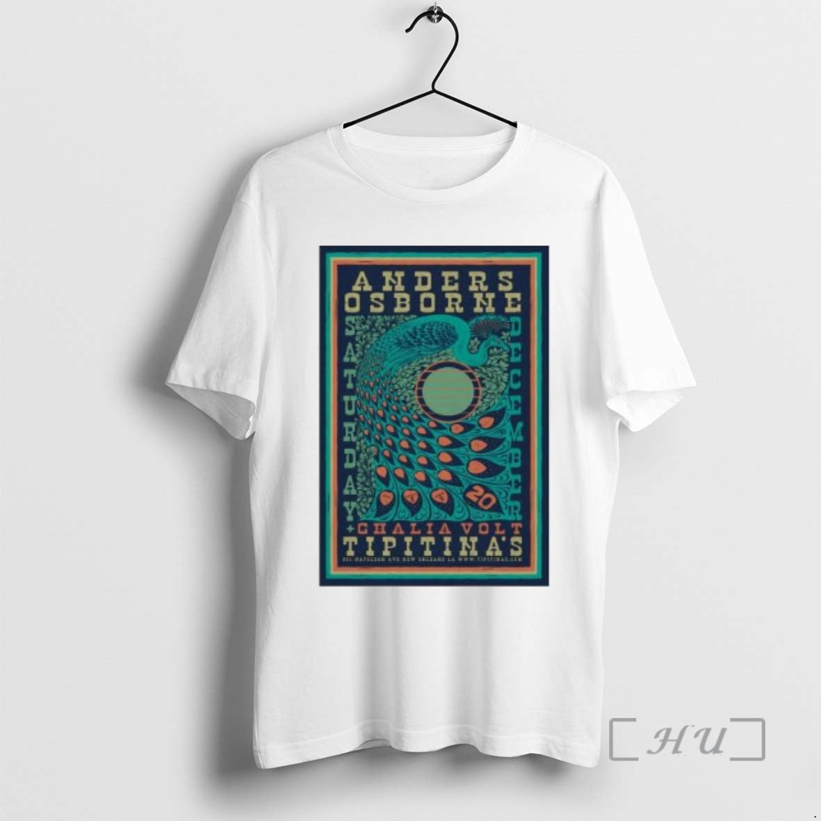 Officials Anders Osborne Event New Orleans On Dec 20 2025 Circle White Premium T Shirts Hoodie, Sweatshirt | PureTeeCo.com