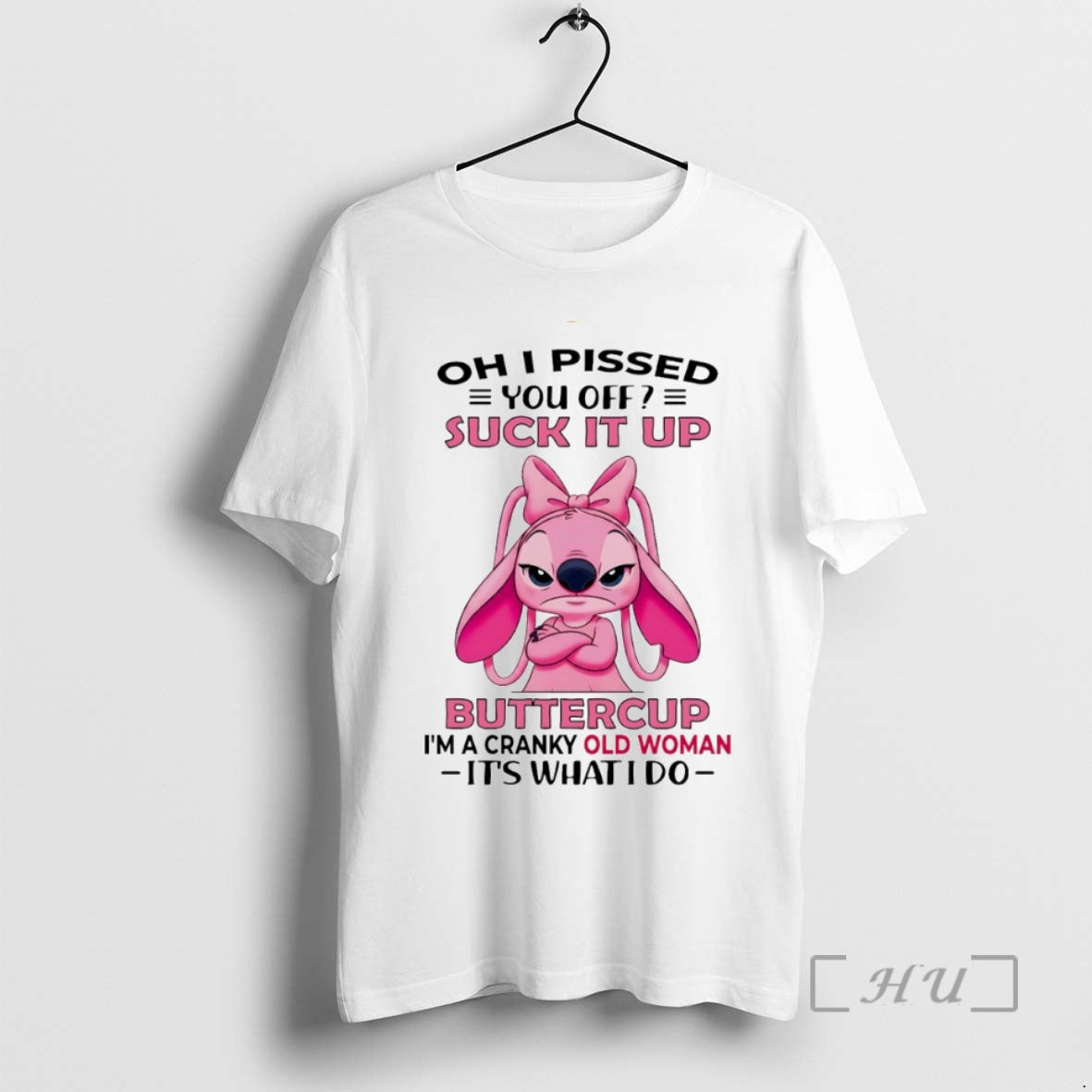 Officials Angel Oh I Pissed You Off Suck It Up Buttercup Im A Cranky Old T-Shirts, Hoodie, Sweatshirt | PureTeeCo.com