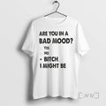 Officials Are You In A Bad Mood Yes No Bitch I Might Be Premium T-Shirts, Hoodie, Sweatshirt | PureTeeCo.com