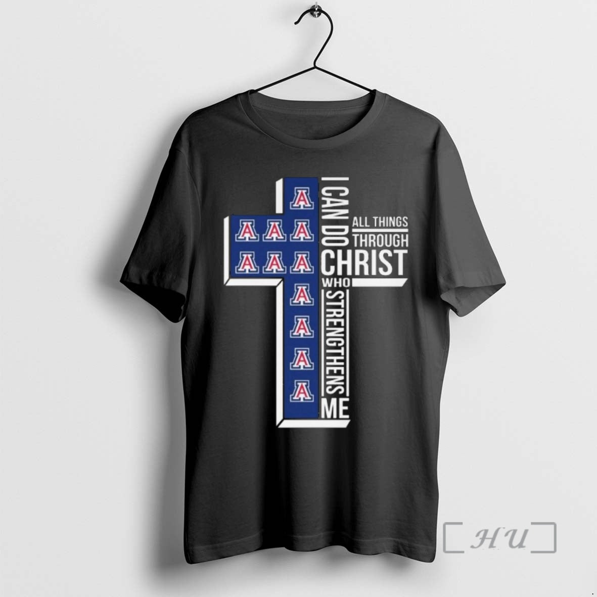 Officials Arizona Wildcats I Can Do All Things Through Christ Who Strengthens Me Cross Premium T-Shirts, Hoodie, Sweatshirt