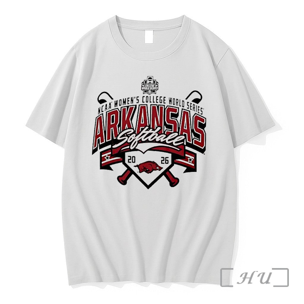 Officials Arkansas Razorback Softball 2026 Ncaa Womens College World Series Commemorative Premium T Shirts Sweater