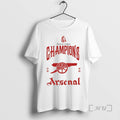 Officials Arsenal Fc Premier League Champions 2025 26 North London Forever Premium T Shirts Sweater