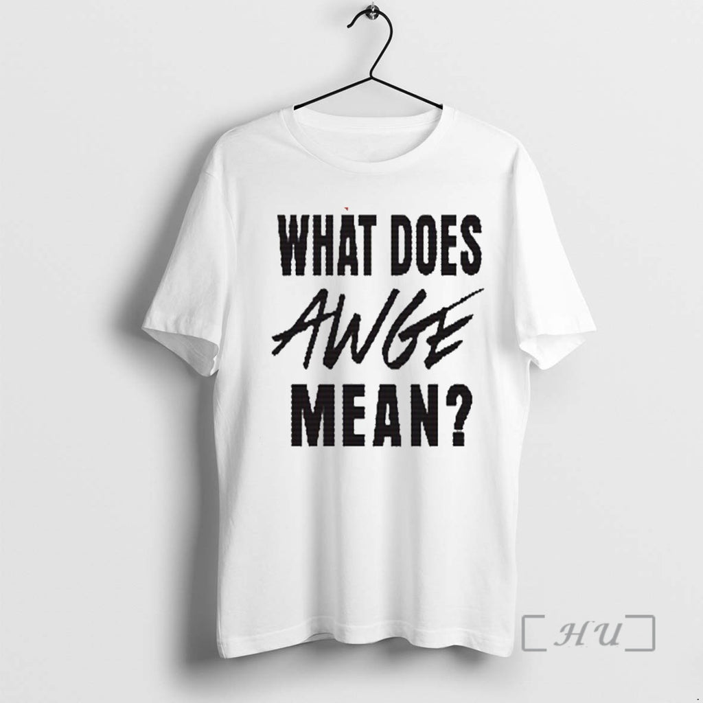 Officials Asap Rocky Merch What Does Awge Mean Tee Dont Be Dumb Two Sided Mockup Hoodie, Sweatshirt | PureTeeCo.com