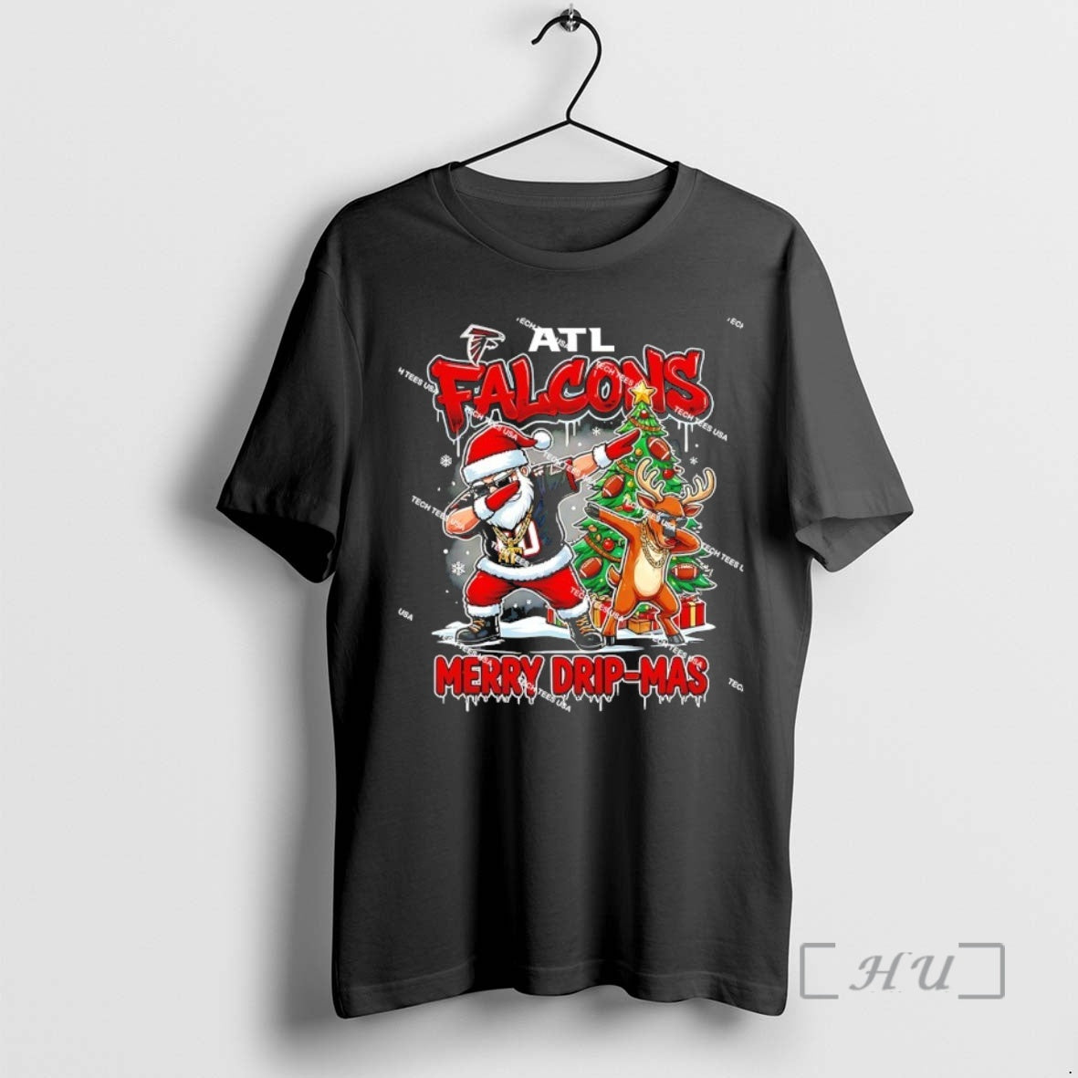 Officials Atlanta Falcons Football Merry Drip Mas Christmas Holiday T-Shirts, Hoodie, Sweatshirt | PureTeeCo.com