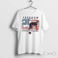 Officials Auburn Tigers Americana Freedom 250th Logo Tee