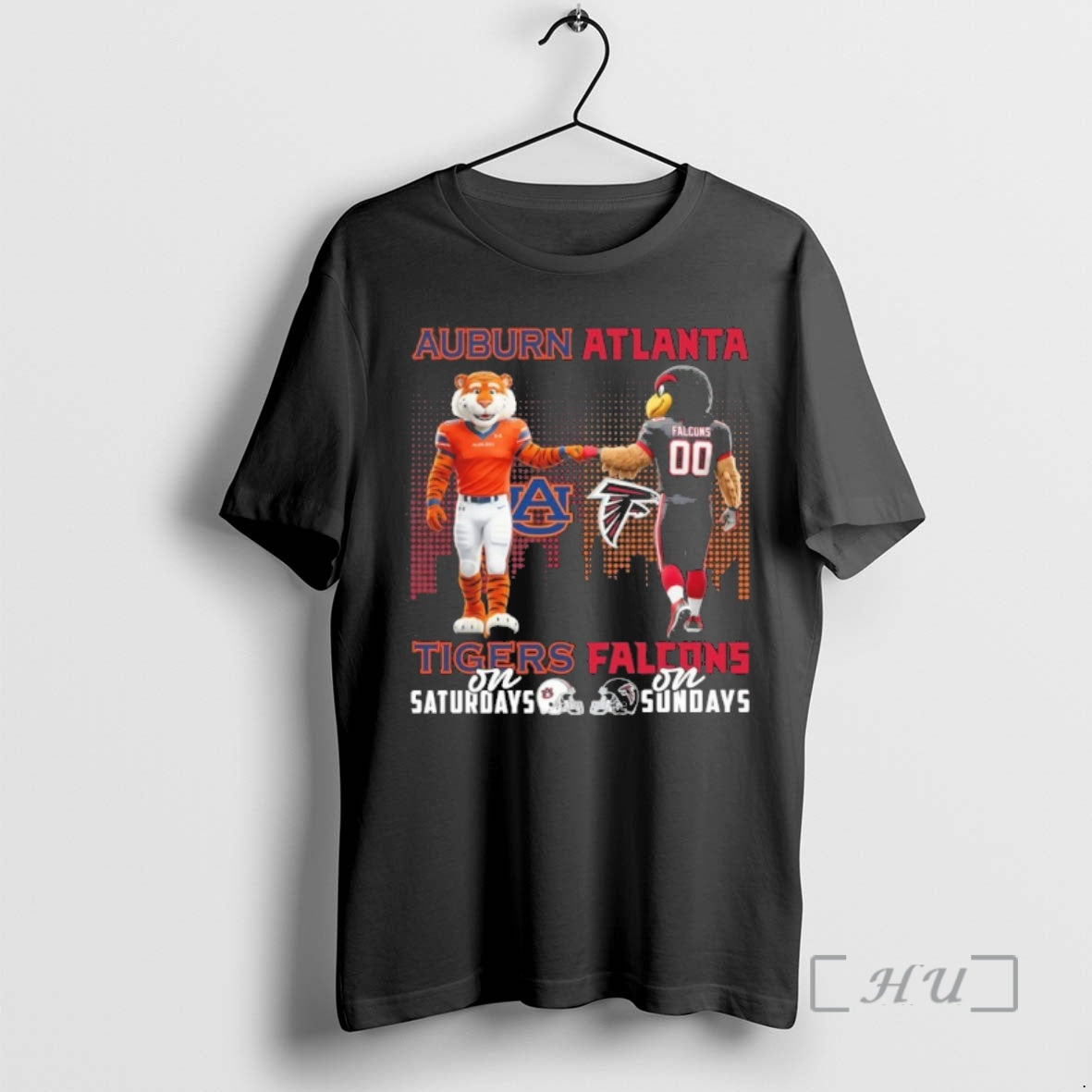 Officials Auburn Tigers On Saturdays X Atlanta Falcons On Sundays T-Shirts, Hoodie, Sweatshirt | PureTeeCo.com
