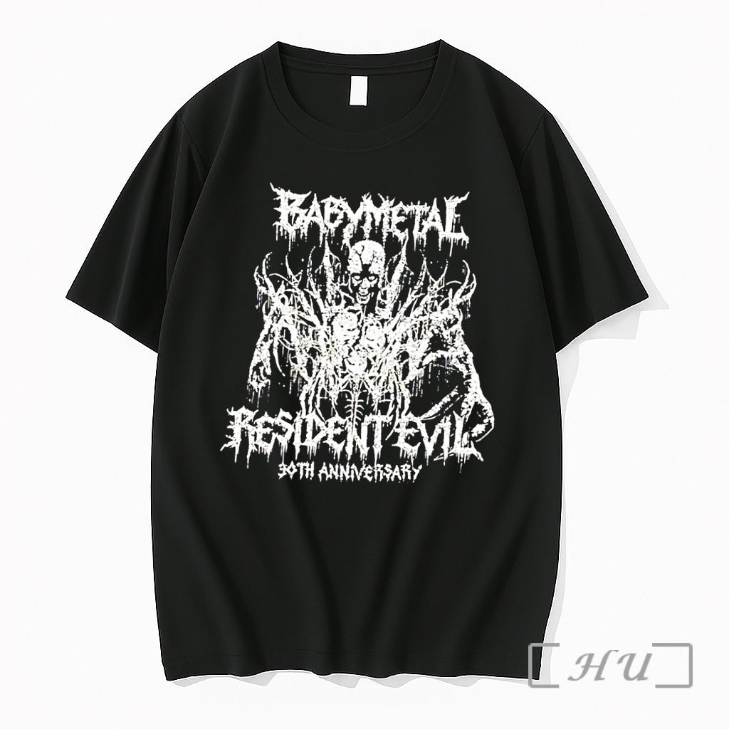 Officials Babymetal Resident Evil 30th Anniversary Monster Black