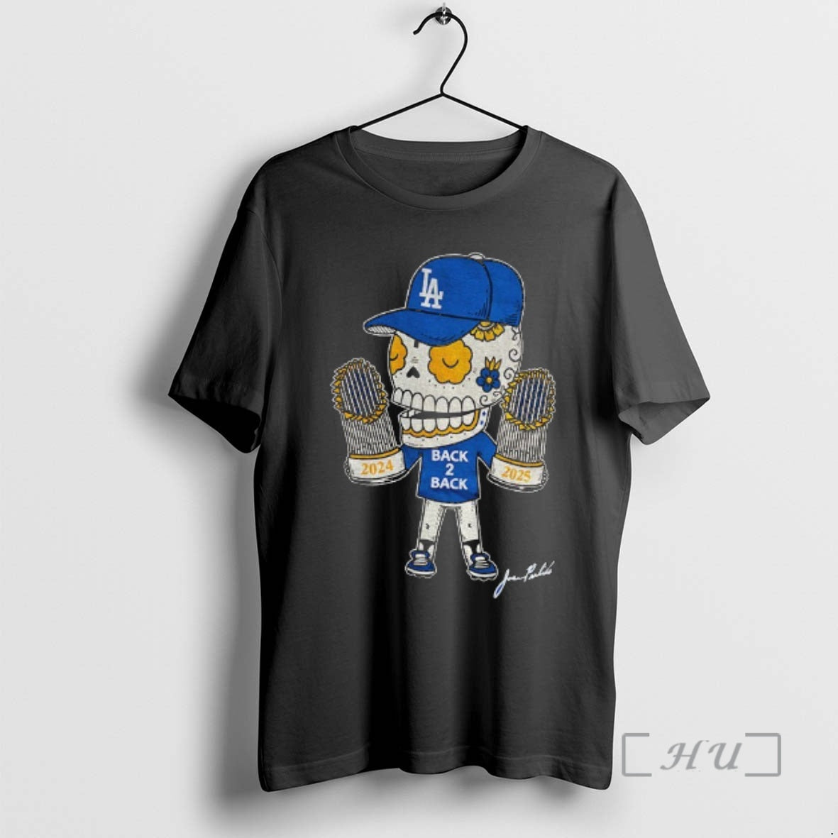 Officials Back 2 Back Calavera Los Angeles Dodgers Mlb Baseball 2024 2025 Premium T Shirts Hoodie, Sweatshirt | PureTeeCo.com