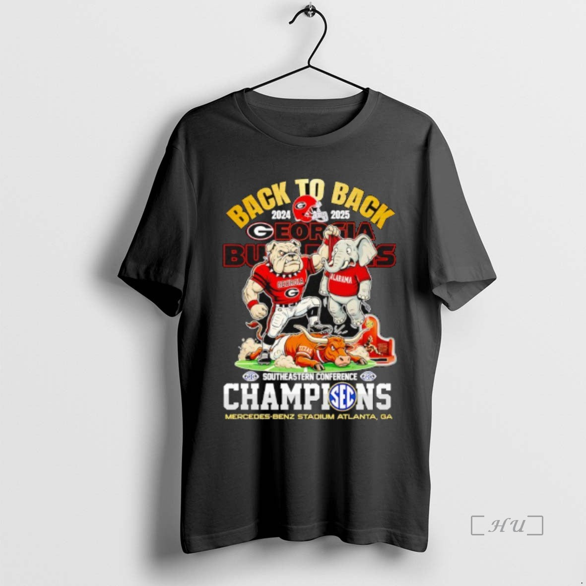 Officials Back To Back Georgia Bulldogs Southeastern Conference Champions 2025 T-Shirts, Hoodie, Sweatshirt | PureTeeCo.com