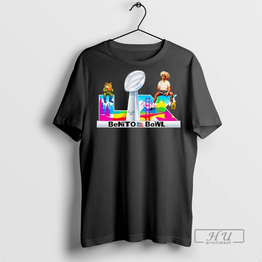 Officials Bad Bunny Benito Bowl Puerto Rico T Shirts