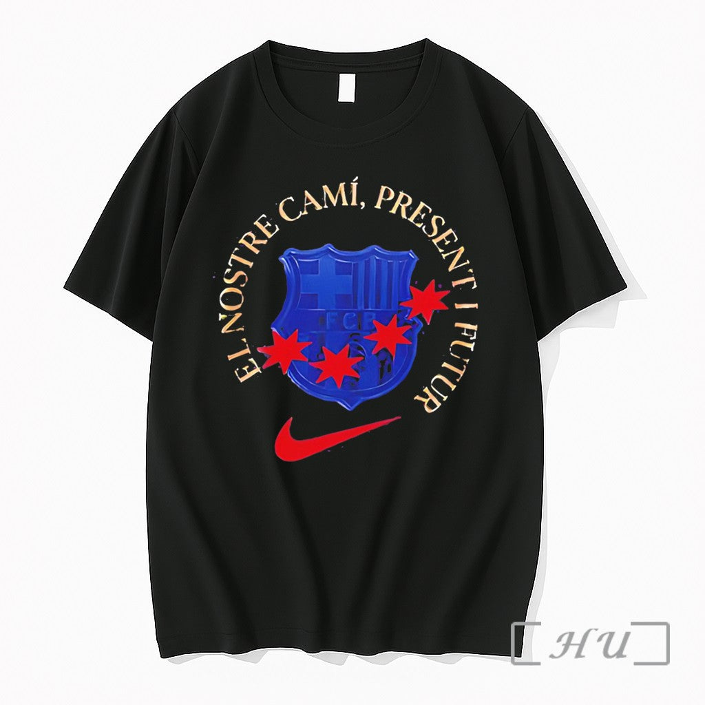 Officials Barcelona Femeni Champions League Campiones 2026 Logo Tee