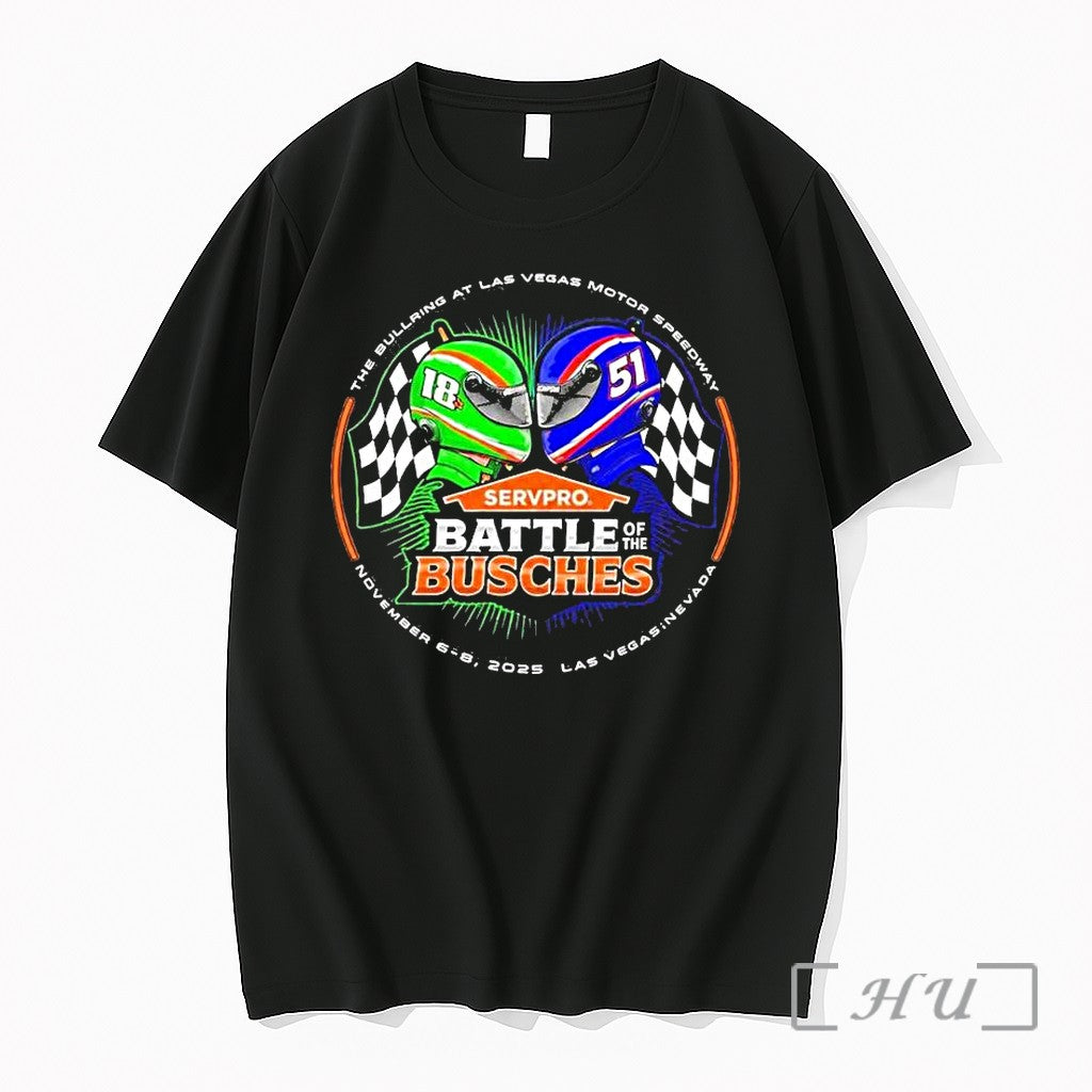 Officials Battle Of The Bushes Kyle Busch Vs Brexton Busch 1 Premium T Shirts Sweater
