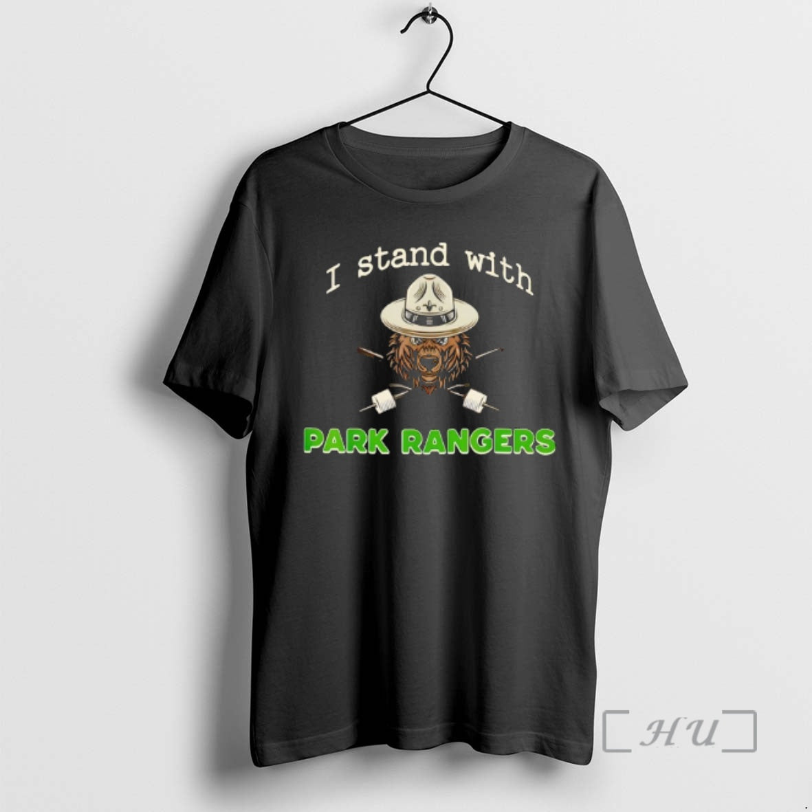 Officials Bear Wearing Campaign Hat I Stand With Park Rangers Vintage Premium T Shirts Sweater Hoodie, Sweatshirt