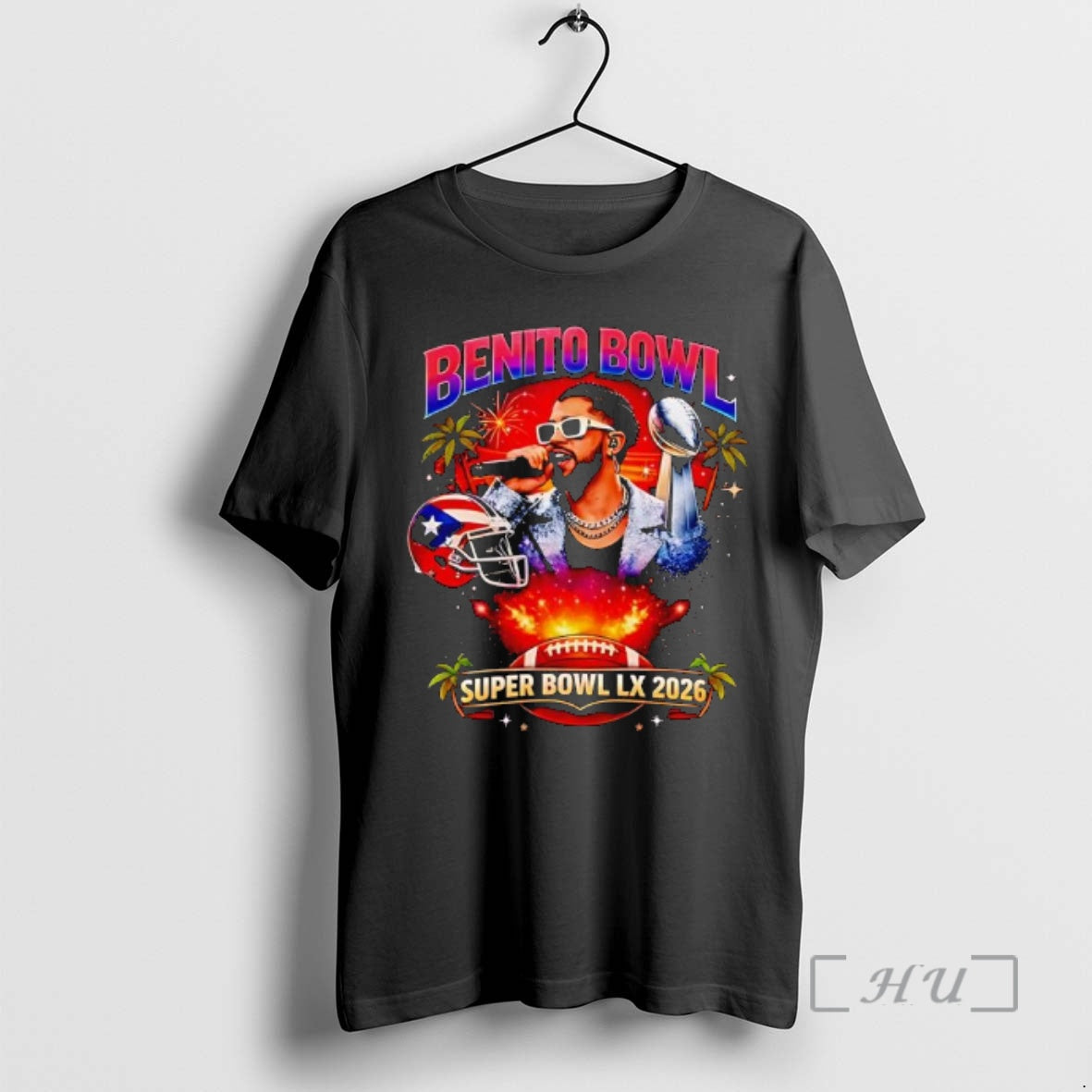 Officials Benito Bowl Half Time Show Game Day Lx Superbowl 2026 Premium T Shirts Sweater Hoodie, Sweatshirt | PureTeeCo.com