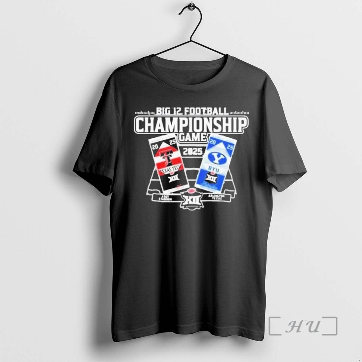 Officials Big 12 2025 Football Championship Red Raiders Vs Cougars T-Shirts, Hoodie, Sweatshirt | PureTeeCo.com
