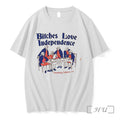 Officials Bitches Love Independence 4th Of July Thomas Jefferson Tee