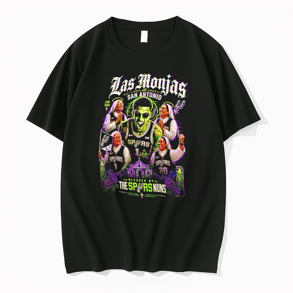 Officials Blessed By The Spurs Nuns San Antonio Spurs Catholic Sisters Tee