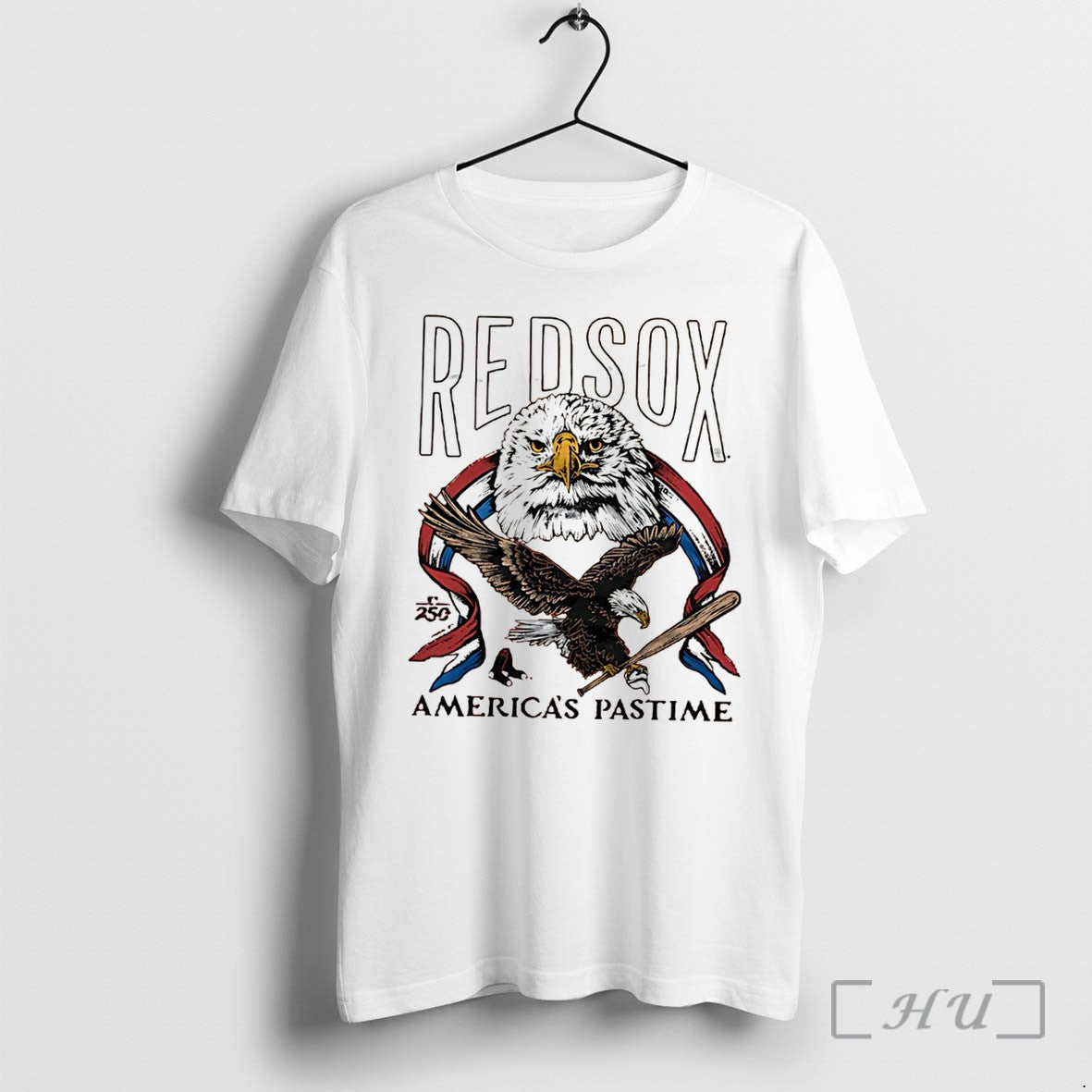 Officials Boston Red Sox Americas Pastime 250th Tri Blend Tee