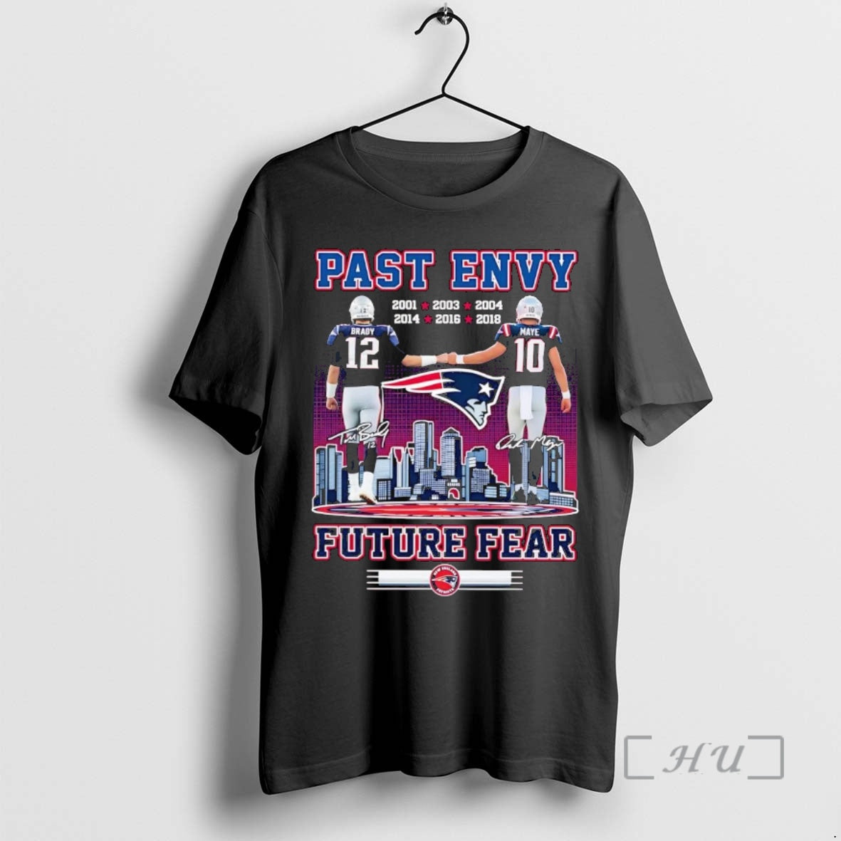 Officials Brady And Maye Past Envy Future Fear T-Shirts, Hoodie, Sweatshirt | PureTeeCo.com