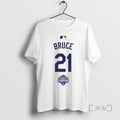Officials Bruce 21 Back To Back Champs World Champions T-Shirts, Hoodie, Sweatshirt | PureTeeCo.com