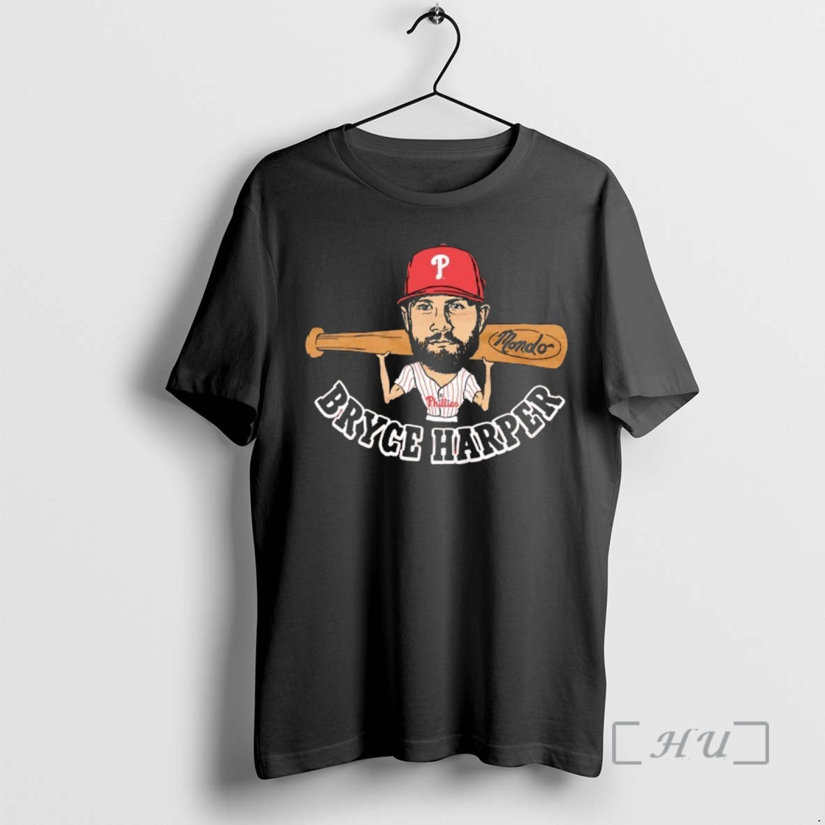 Officials Bryce Harper Mondo Bat Philadelphia Phillies Superstar Caricature T-Shirts, Hoodie, Sweatshirt | PureTeeCo.com