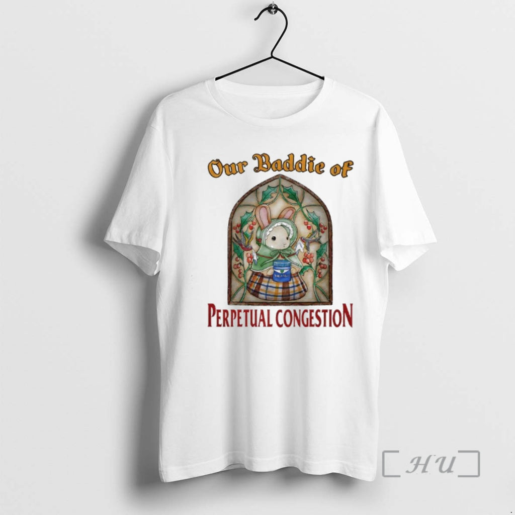 Officials Bunny Our Baddie Of Perpetual Congestion Peachcatprints T-Shirts, Hoodie, Sweatshirt | PureTeeCo.com