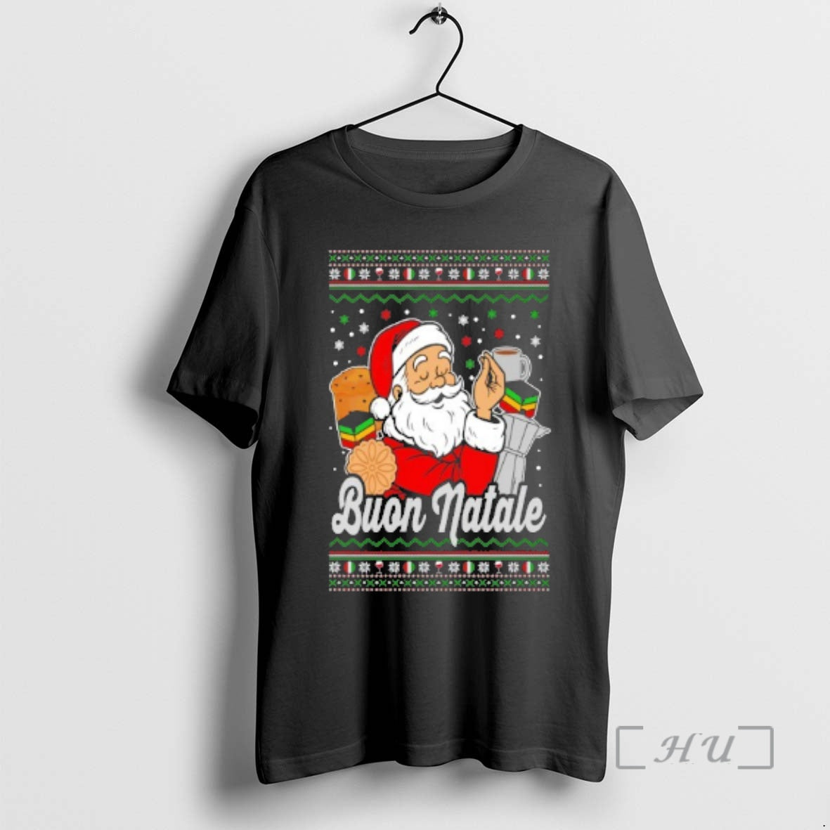 Officials Buon Natale Italian Santa Claus Ugly Christmas Sweat T-Shirts, Hoodie, Sweatshirt | PureTeeCo.com