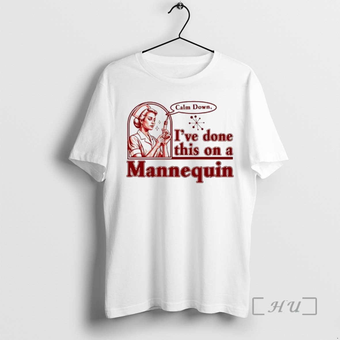 Officials Calm Down Ive Done This On A Mannequin Nurse Tee Premium T Shirts Sweater Hoodie, Sweatshirt | PureTeeCo.com