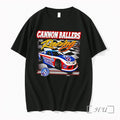 Officials Cannon Ballers Racing Kannapolis Race Car Mascot Checkered Flag