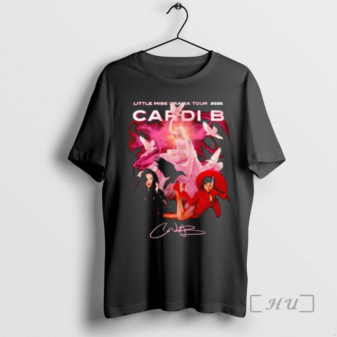 Officials Cardi B With Little Miss Drama Tour 2026 Signature Graphic Premium T Shirts Sweater Hoodie, Sweatshirt