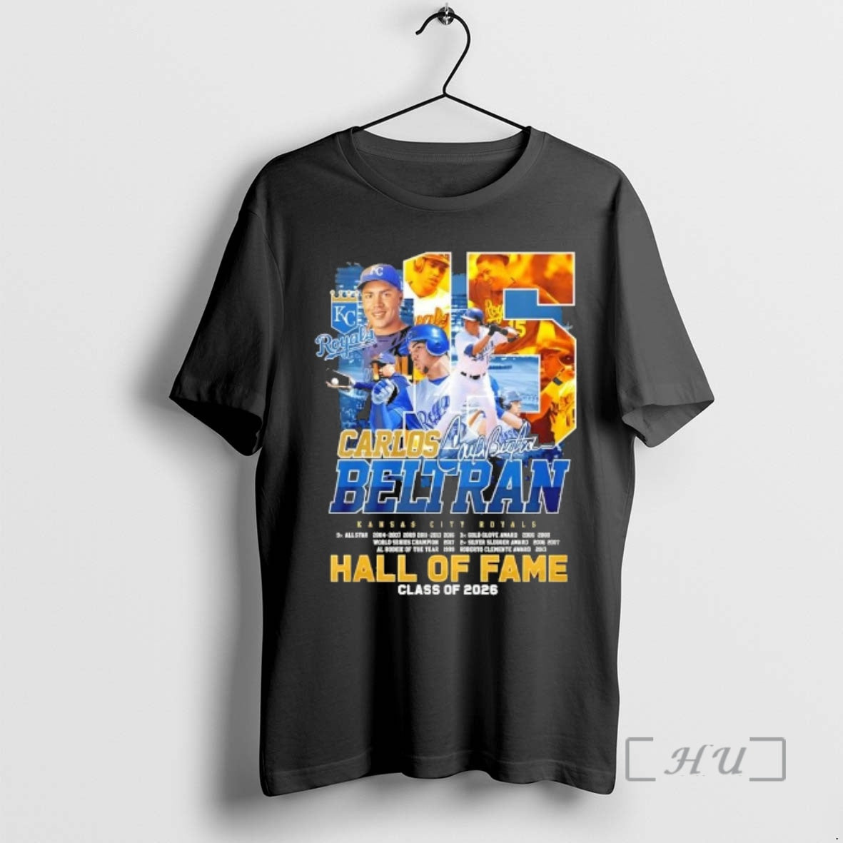 Officials Carlos Beltran Kansas City Royals Hall Of Fame Class Of 2026 Signature Premium T-Shirts, Hoodie, Sweatshirt