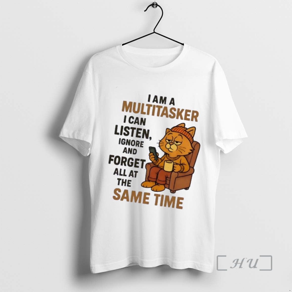 Officials Cat I Am A Multitasker I Can Listen Ignore And Forget All At The T-Shirts, Hoodie, Sweatshirt | PureTeeCo.com