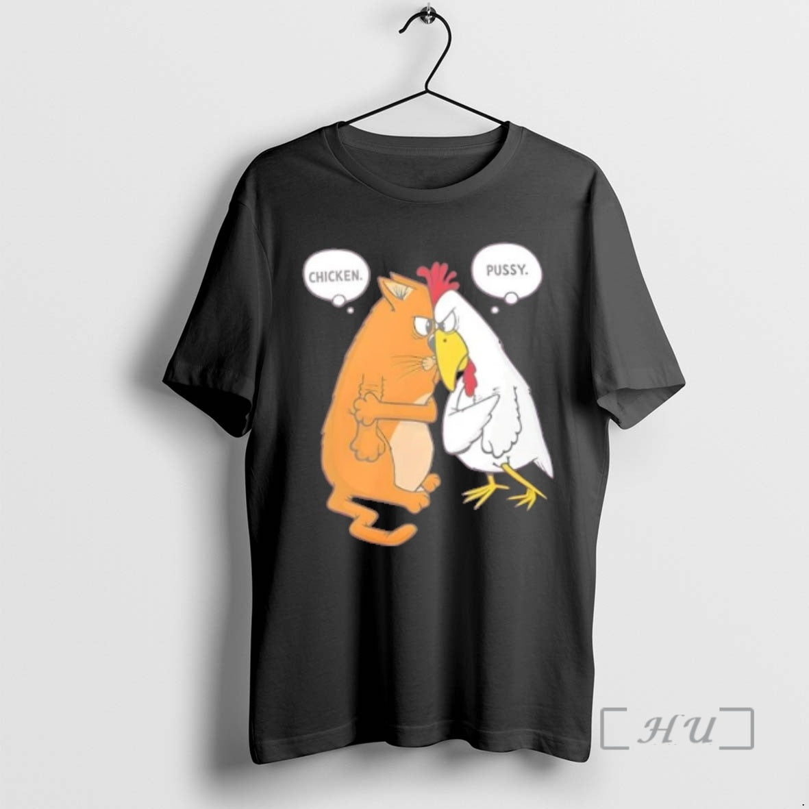 Officials Cat And Chicken Insult Wordplay T-Shirts, Hoodie, Sweatshirt | PureTeeCo.com