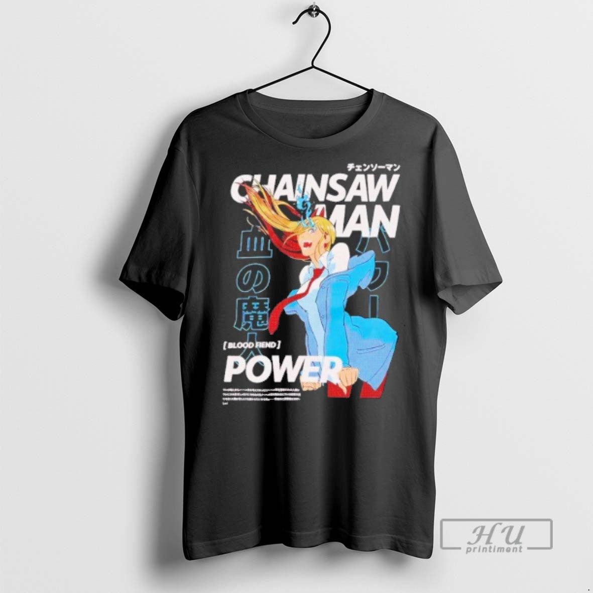 Officials Chainsaw Man Power Magazine Cover T Shirt