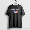 Officials Charlie Kirk Tribute Great American Patriot T Shirt